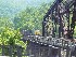 Thurmond, WV, Train on Bridge over New River