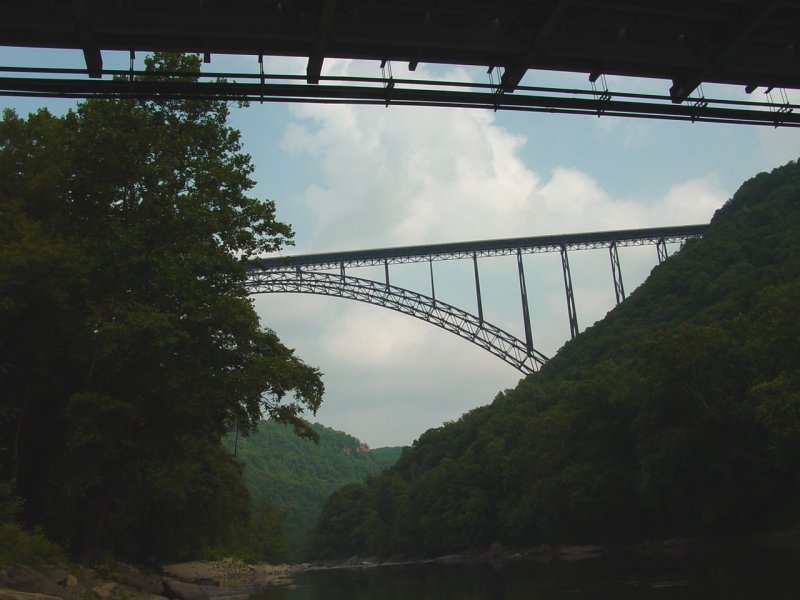 Tunney Hunsaker Bridge over New River Gorge Bridge