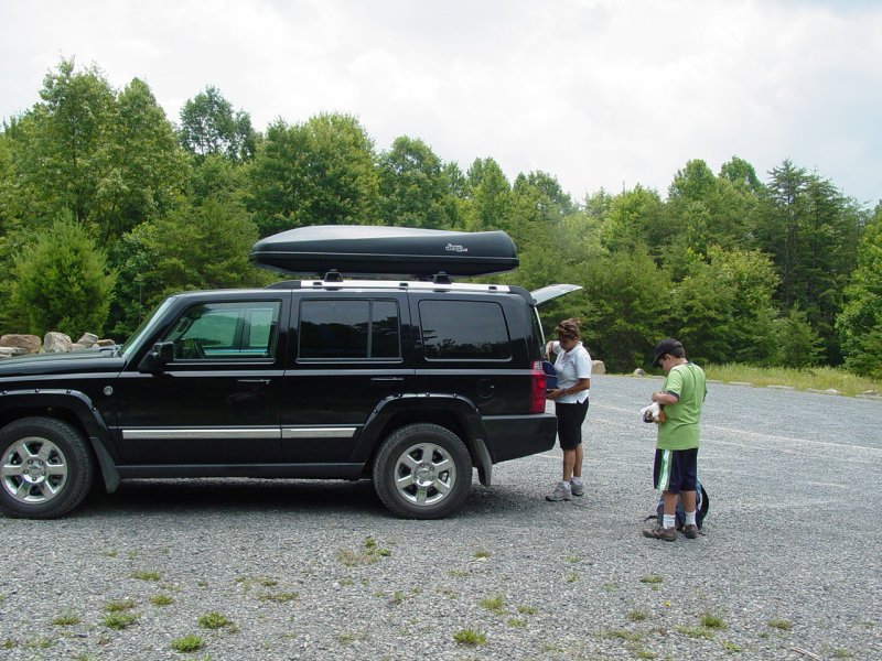 Parking at Long Point Trailhead