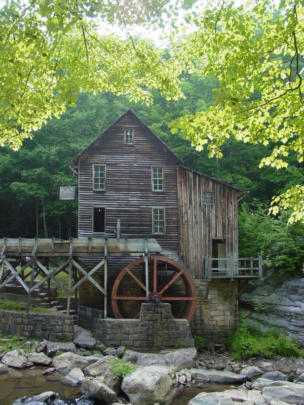 Glade Creek Grist Mill at Babcock State Park WV