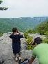 Tom and Ted on Long Point near New River Gorge