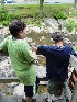 Ted and Tom at Glade Creek Grist Mill at Babcock State Park WV