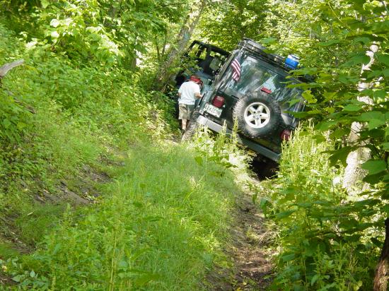 Ted with Jeep - Click to Enlarge