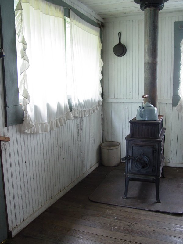 Wood Stove in Home at Beckley Youth Museum of Southern West Virginia
