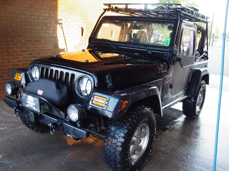 Jeep After Carwash - Click to Enlarge