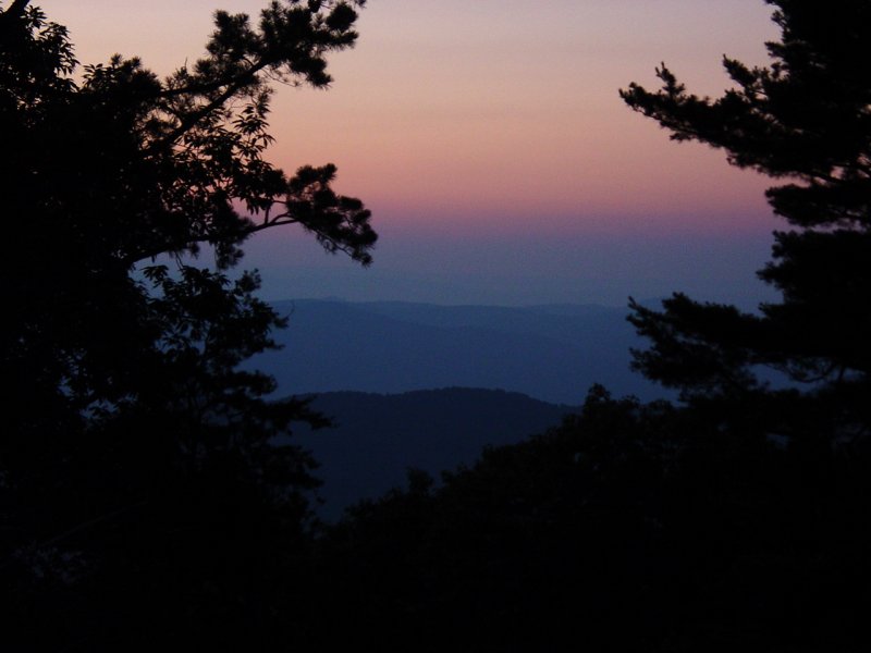 Shenandoah Mt at WV/VA State Line