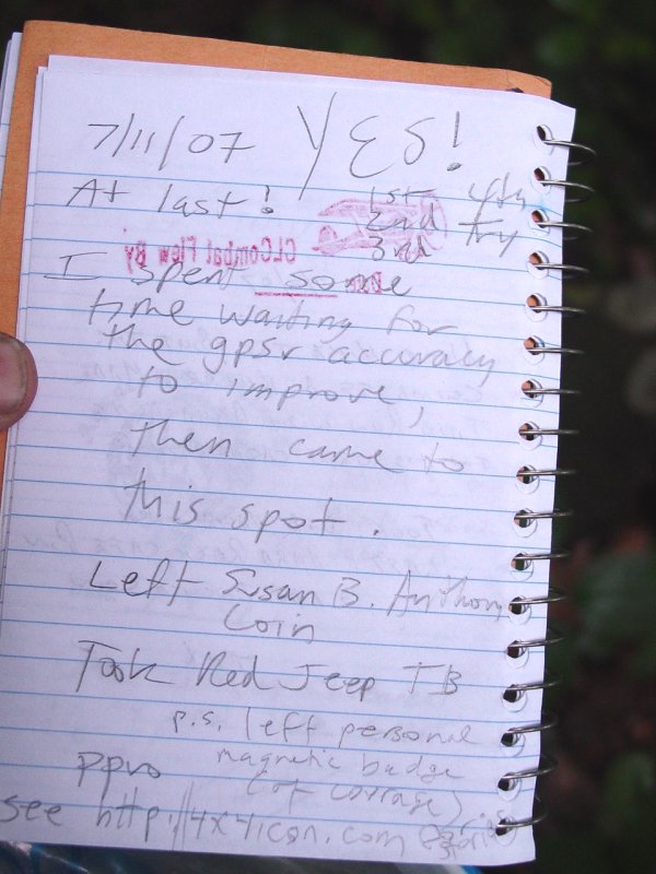 Down the Cheat Log Entry