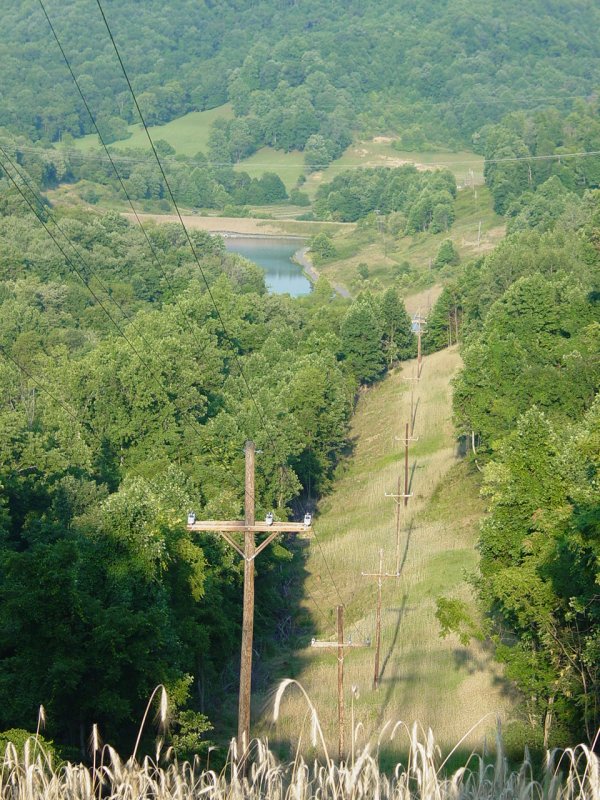 View on the hike back down
