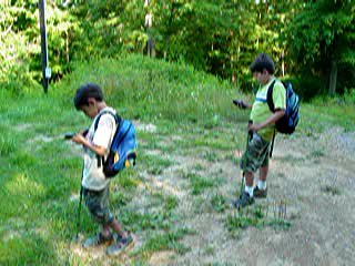 Movie: MOV06567.MPG Ted and Tom mark location of Working Rig