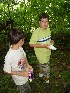 Kids filling in Log for GCMT2H