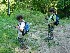 Boys marking waypoints of operational Oil Rig