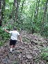 Ted walking back to Jeep