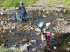 Kids fording stream