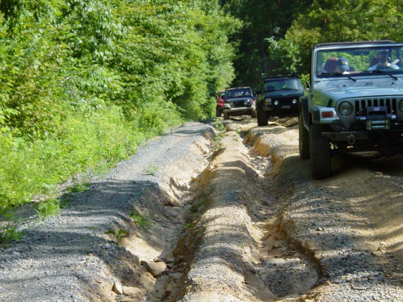 Eroded Trail - Click to Enlarge