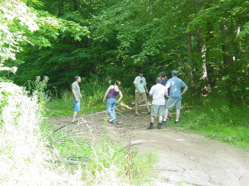 Checking out the hill - Click to Enlarge