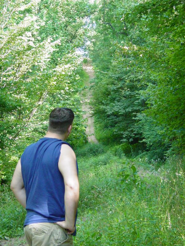 Checking out the hill - Click to Enlarge
