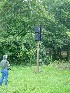 MIke near Bat Boxes