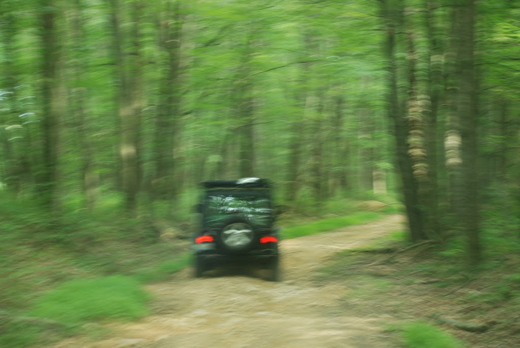 Driving along Sandy Spring Rd