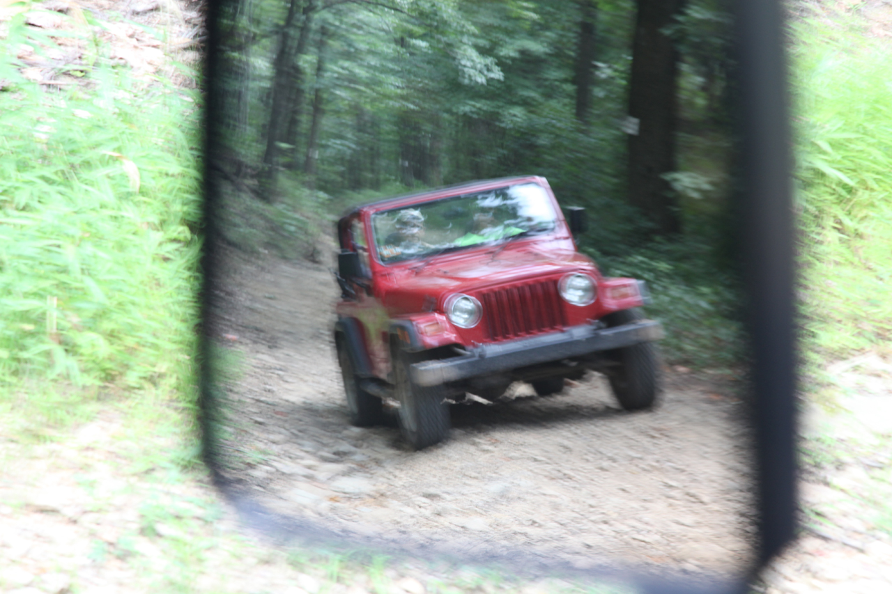 Sam and Ross in the Rear View