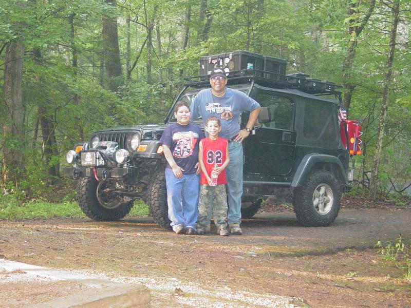 Ted, Tom, Dad at Brandywine Site 24 - Click to Enlarge