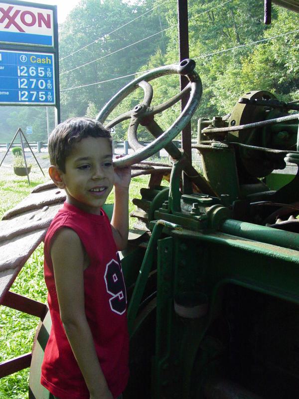 Tom with Cool Springs Park - Early Implements - Click to Enlarge