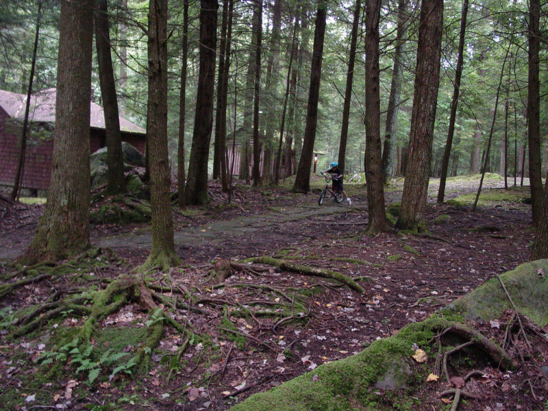 Tom riding his bike - Click to Enlarge