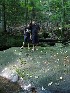 Tom and Ted on the rock