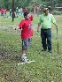 Ted playing Horseshoes