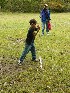Tom playing Horseshoes