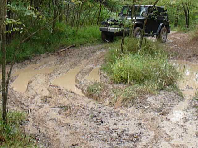 Movie: P1000124.MOV Mud hole on the way back from Scattered Remains