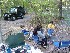Maria, Ted and Tom In Camp