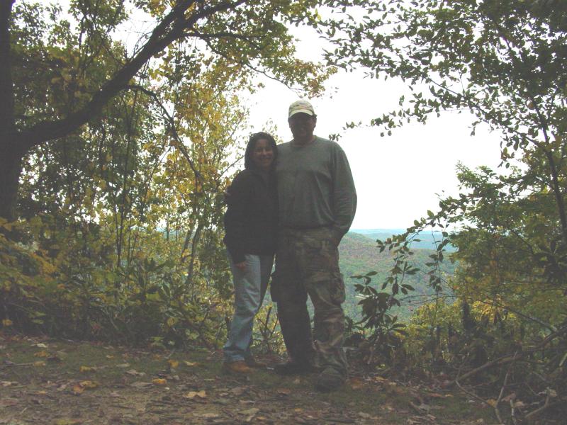 Paul and Maria on Big Mountain - Click to Enlarge