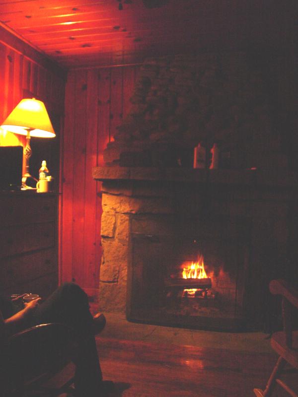 Cabin at Night - Click to Enlarge