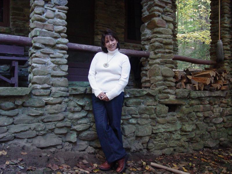 Maria at Cabin