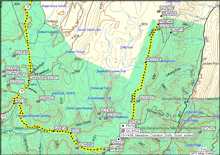 Dolly Sods and Cache 10/14/06 - Click to Enlarge