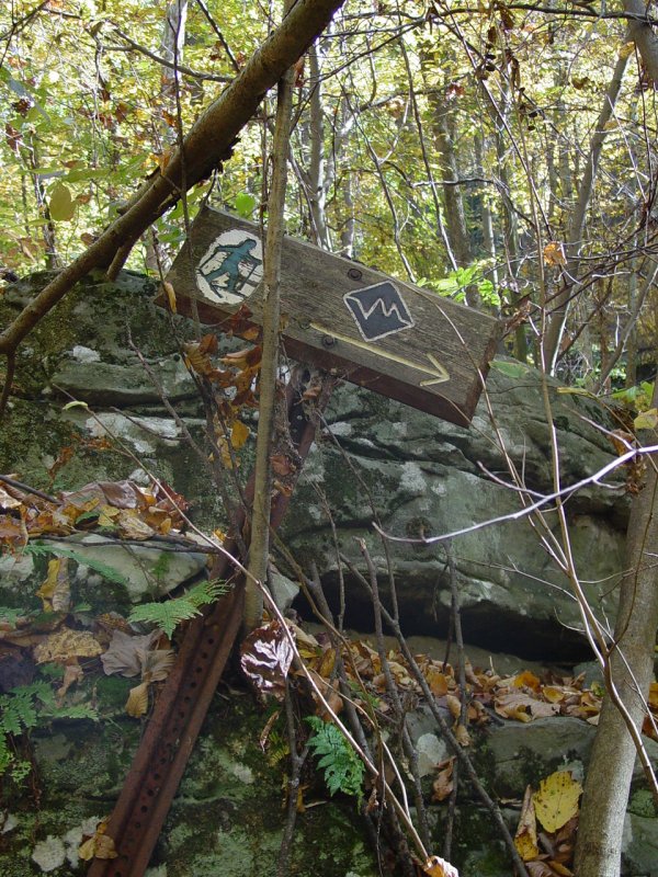 Old Ski Trail Sign