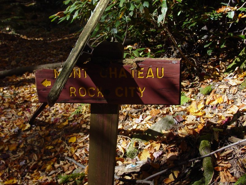 Old Trail Sign