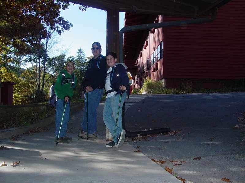 Tomi, Paul and Ted at Mont Chateau