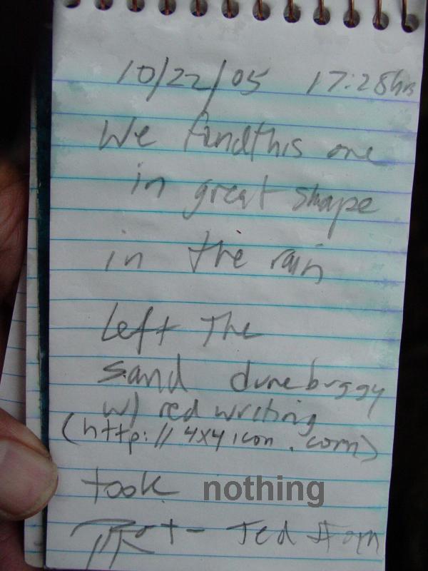 Geocache Log at Laurel Caverns Cache - Click to Enlarge