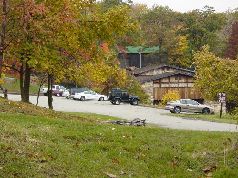 Parking Lot at Laurel Caverns - Click to Enlarge