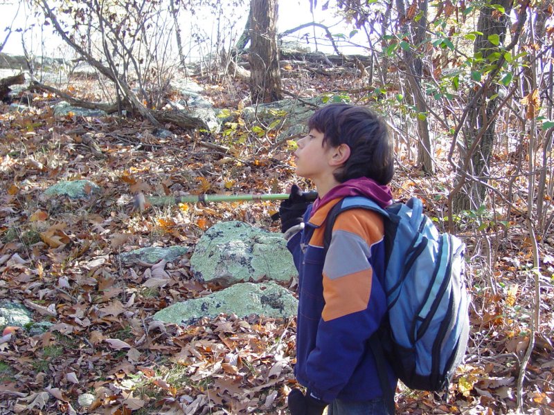 Tom on the trail