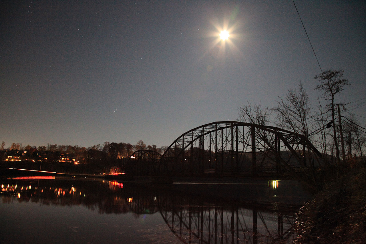 Steel Bridge at Cheat Narrows - Click to Enlarge