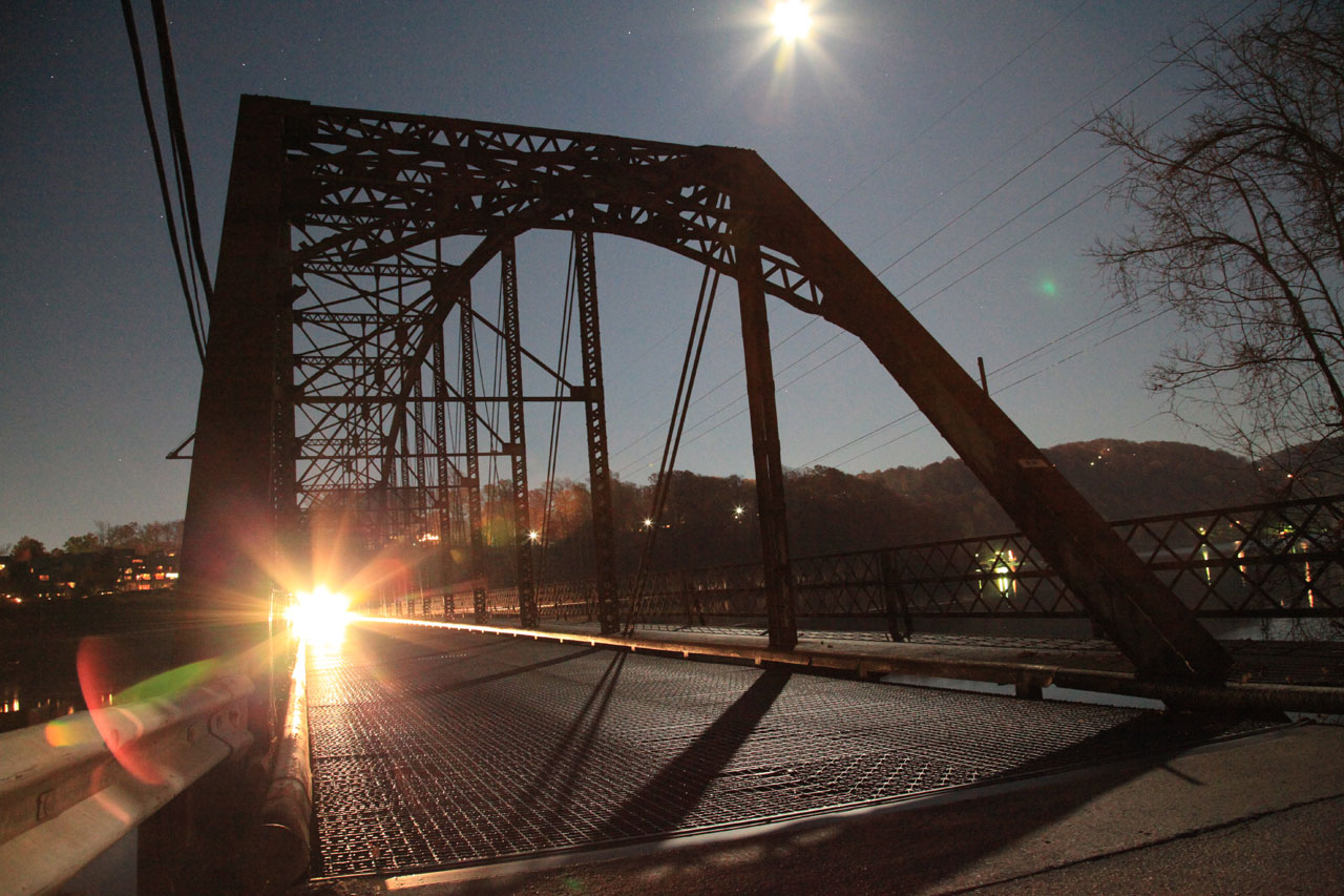 Steel Bridge at Cheat Neck - Click to Enlarge