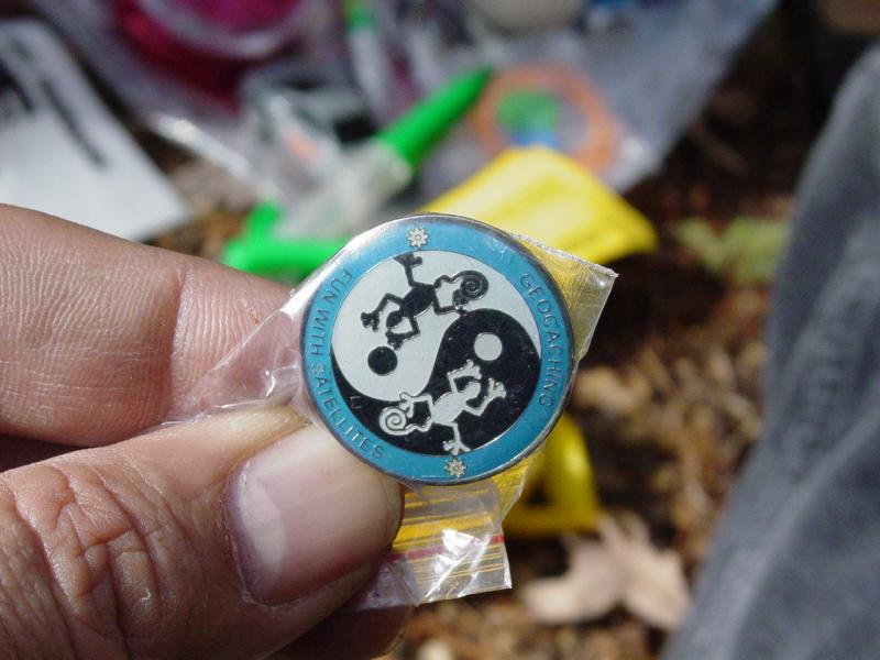 Took the Geocaching pin Fun with Satellites - Click to Enlarge