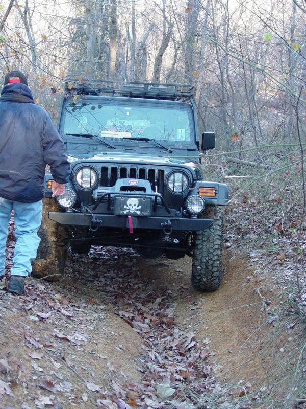 Charlie with Paul's Jeep - Click to Enlarge