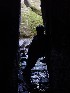 Tom near the mouth of the cave