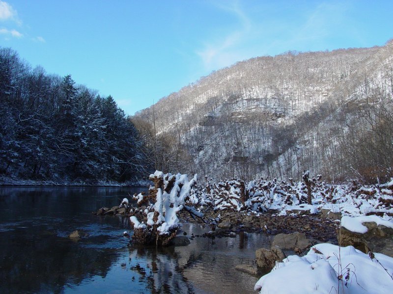Cooper Rock from Beaver Hole