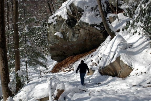 Paul takes a walk to check the crossing and path ahead