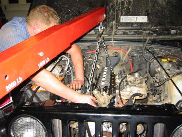 Mitch and engine bay