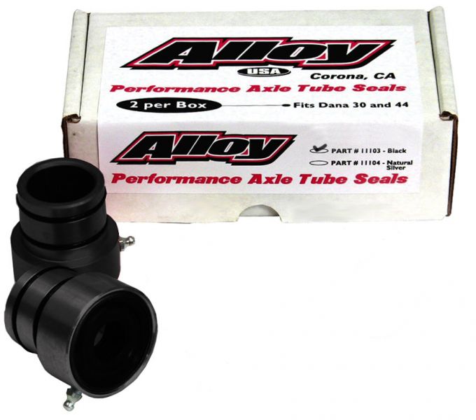 Alloy USA Black Greasable Outer Axle Seals for 97-06 Jeep Wrangler TJ w/ Dana 30 Front Axle Quadratec Part 52420.911